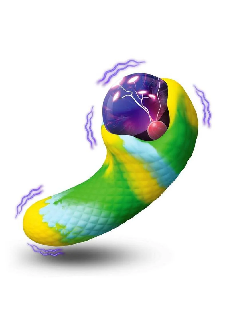 Creature Cocks Electric Eye Plasma Rechargeable Silicone Light-Up Vibrator - Image 4
