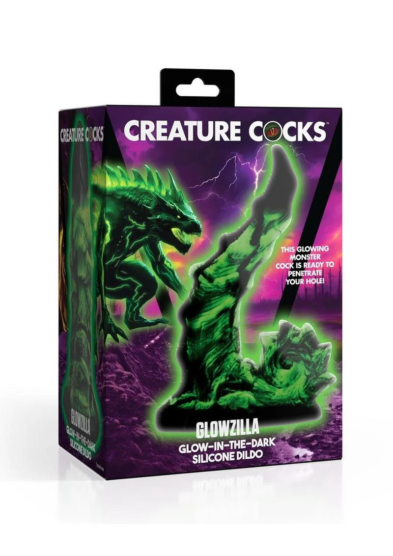 Creature Cocks Glowzilla Glow In The Dark Silicone Dildo - Image 2