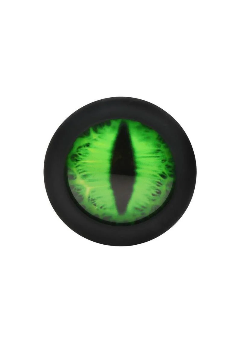 Creature Cocks Green Eye Silicone Butt Plug - Image 12