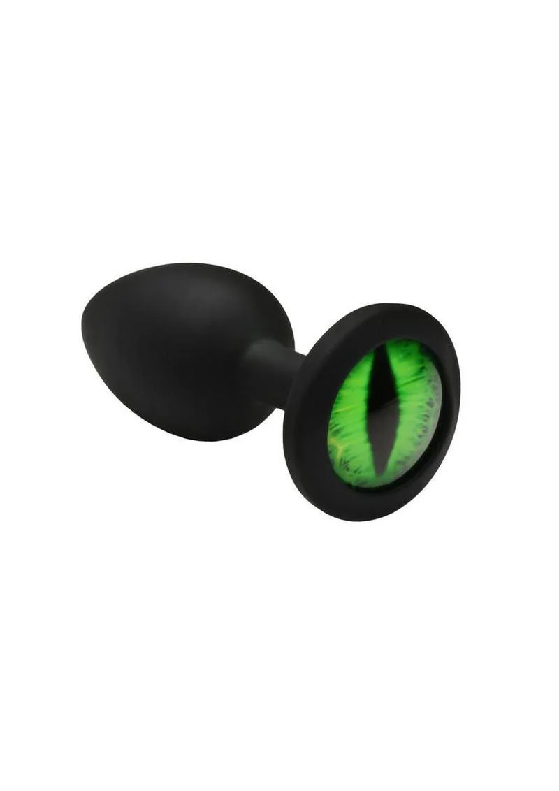 Creature Cocks Green Eye Silicone Butt Plug - Image 3