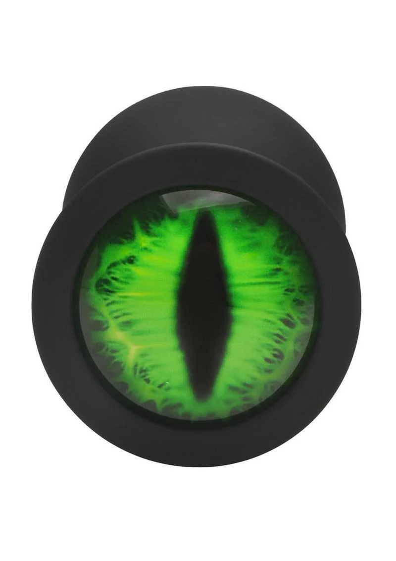 Creature Cocks Green Eye Silicone Butt Plug - Image 6