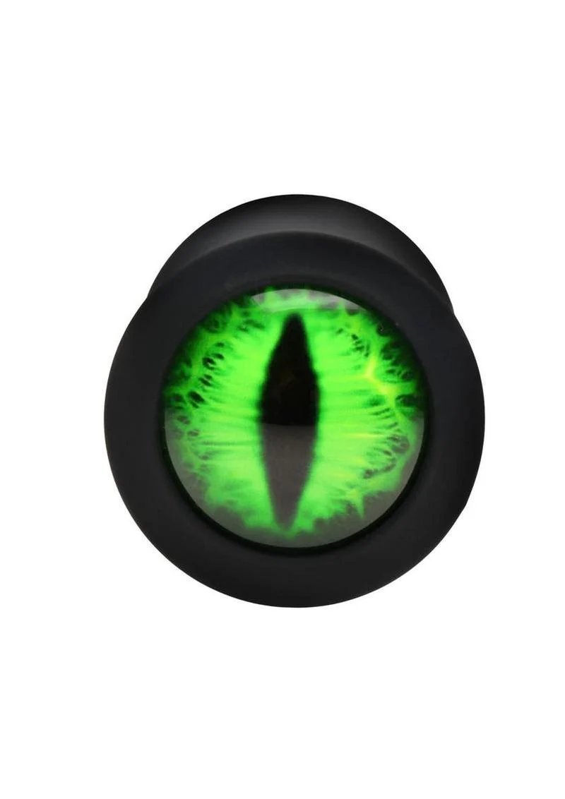 Creature Cocks Green Eye Silicone Butt Plug - Image 9