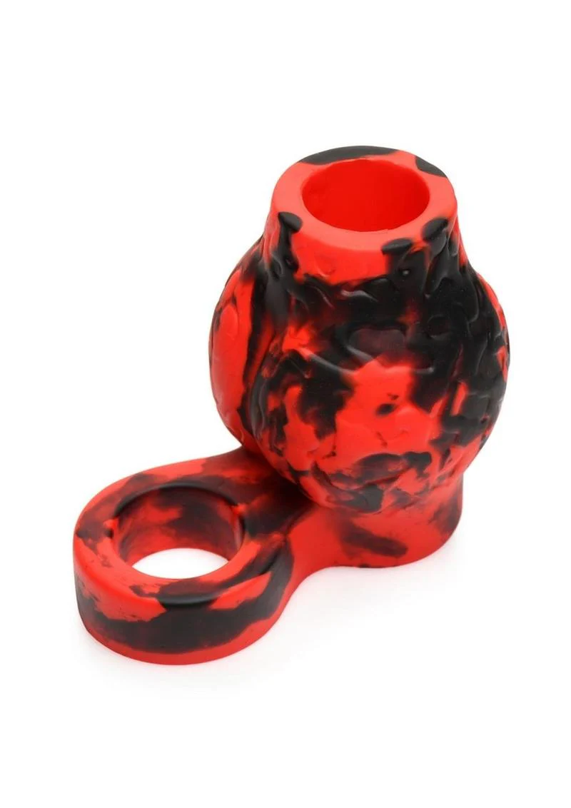 Creature Cocks Hell Hound Silicone Penis Sleeve and Ball Stretcher - Image 7