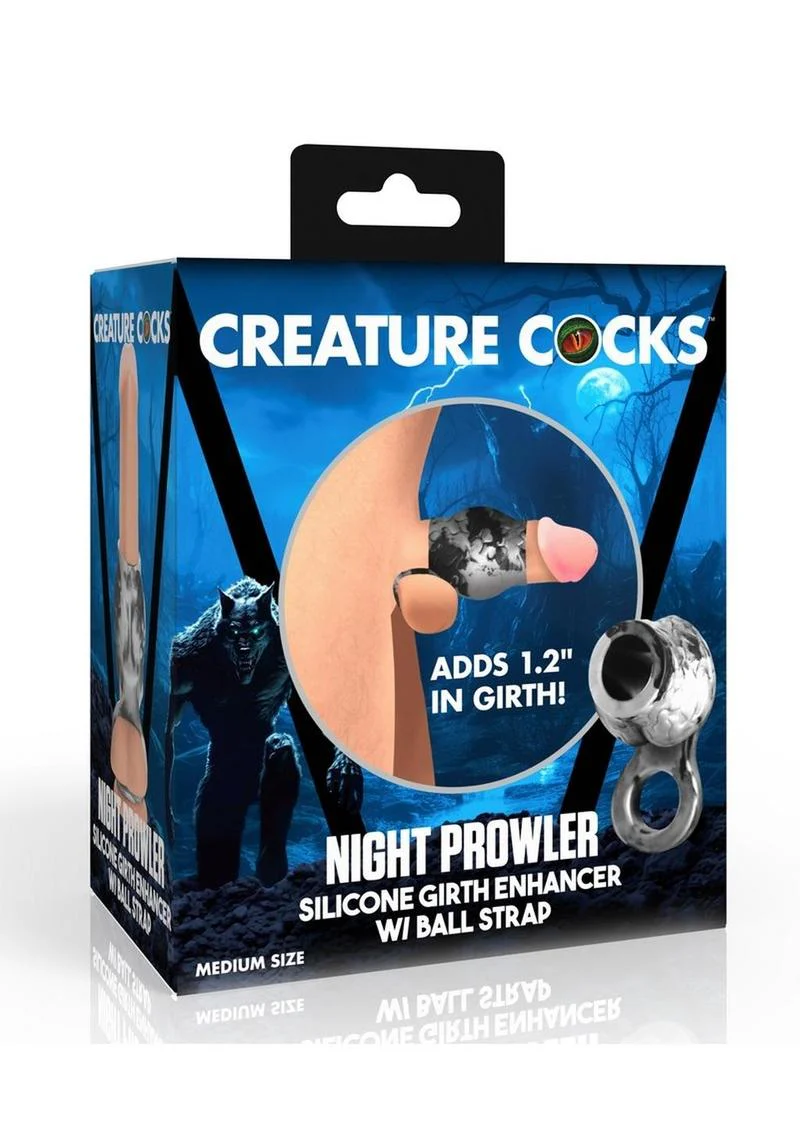 Creature Cocks Night Prowler Silicone Penis Sleeve and Ball Stretcher - Image 3