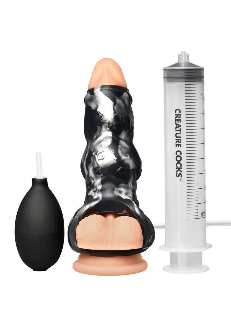 Creature Cocks Night Prowler Squirting Silicone Penis Enhancer