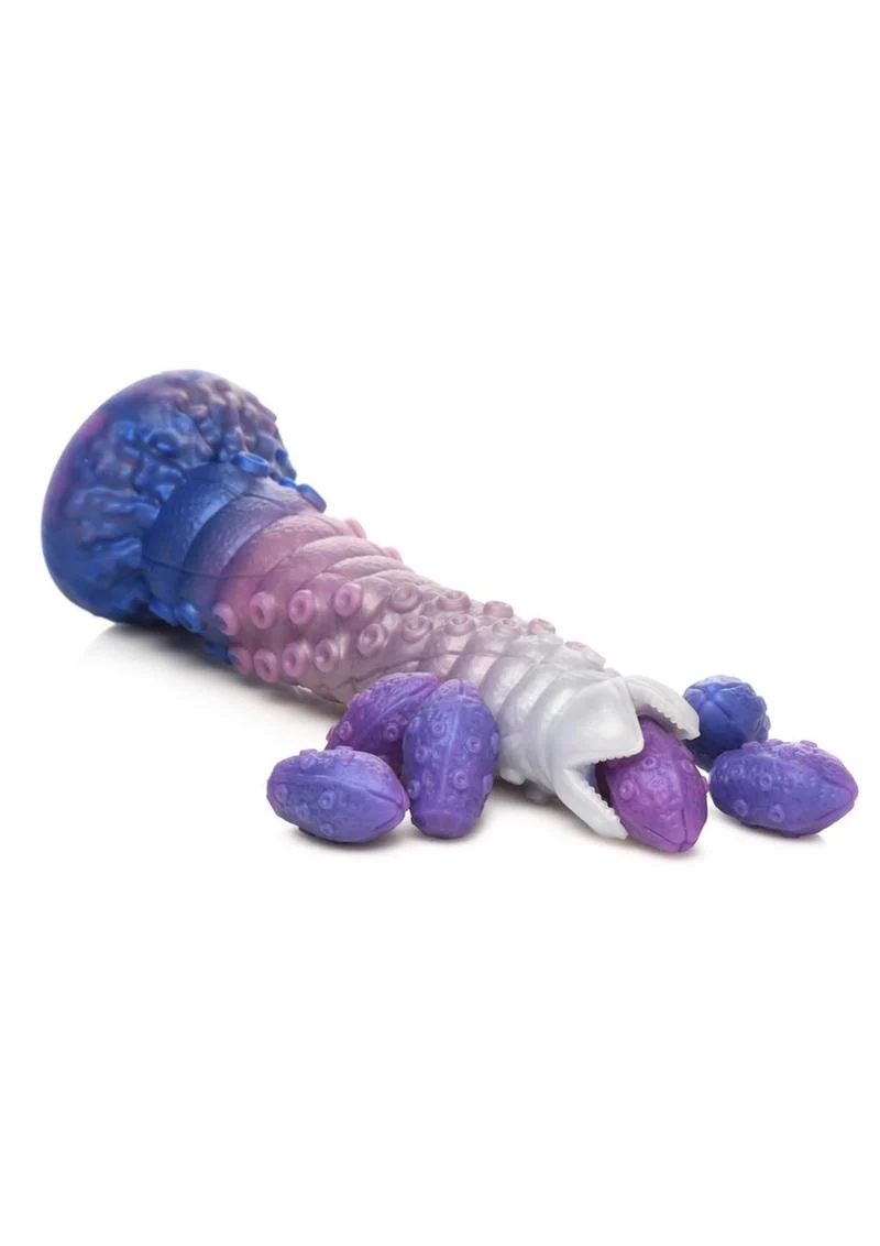 Creature Cocks Tenta-Queen Ovipositor Silicone Dildo with Eggs - Image 3