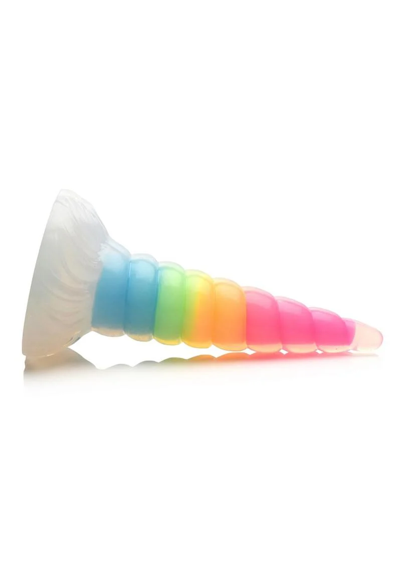 Creature Cocks Uni-Glow Glow In The Dark Silicone Dildo - Image 3