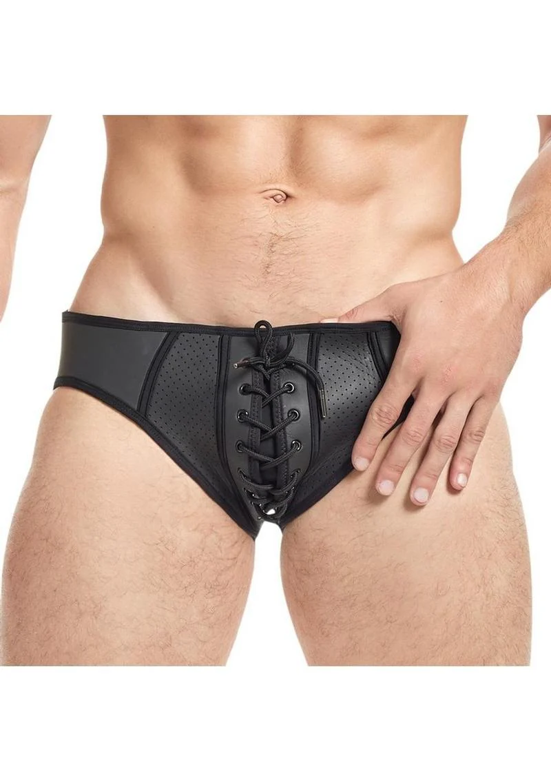 Cruze Kick-Off Lace Up Jock Brief - Image 2