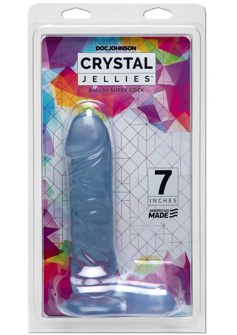 Crystal Jellies Ballsy Super Dildo - Image 3