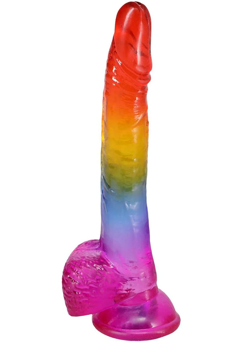 Crystal Jellies Realistic Dildo with Balls - Image 5