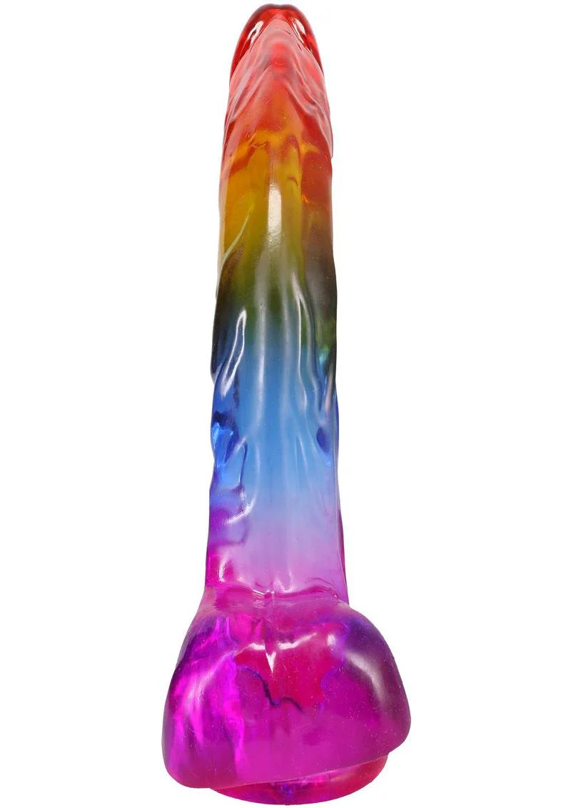 Crystal Jellies Realistic Dildo with Balls - Image 7