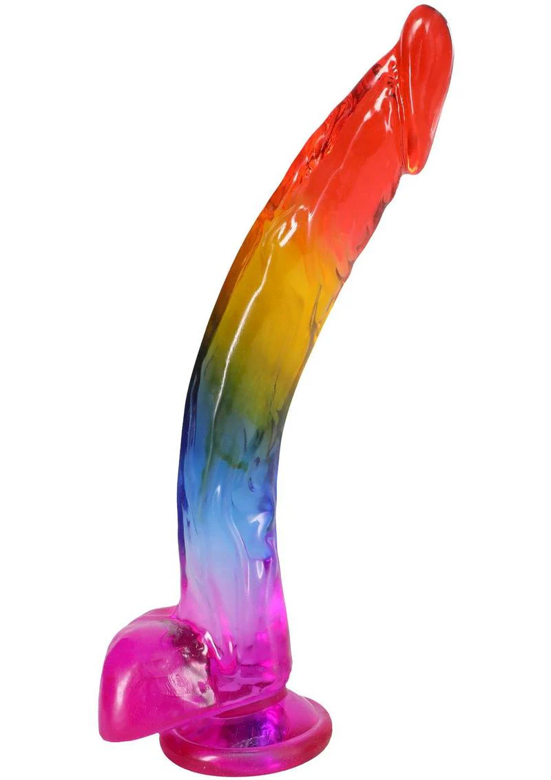 Crystal Jellies Realistic Dildo with Balls - Image 8