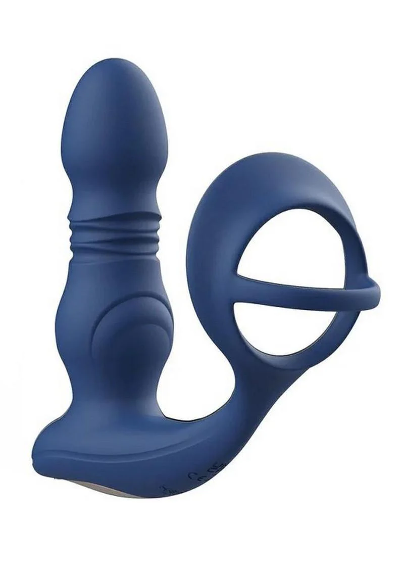 Cyrus App Control Thrusting Rechargeable Prostate Massager with Cock Ring - Image 5