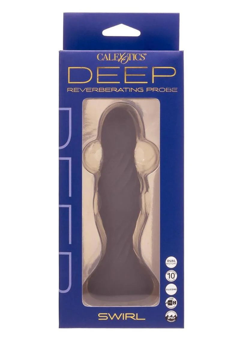 Deep Stud Rechargeable Silicone Reverberating Probe - Image 3