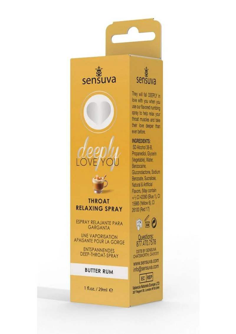 Deeply Love You Throat Relaxing Spray Butter Rum - Image 2