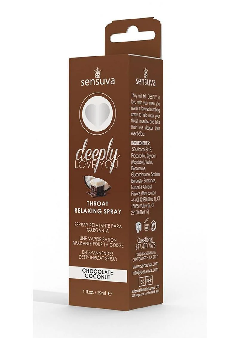 Deeply Love You Throat Relaxing Spray Chocolate Coconut - Image 2