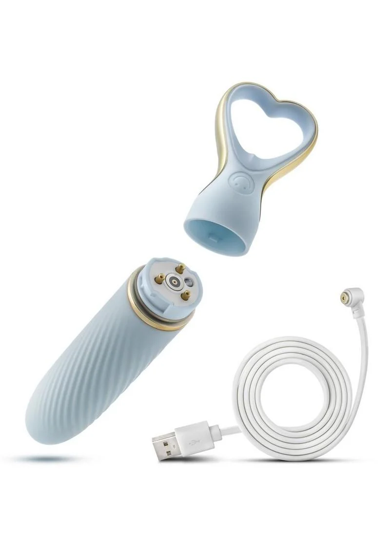 Delice Heartthrob Rechargeable Silicone Vibrator - Something - Image 4