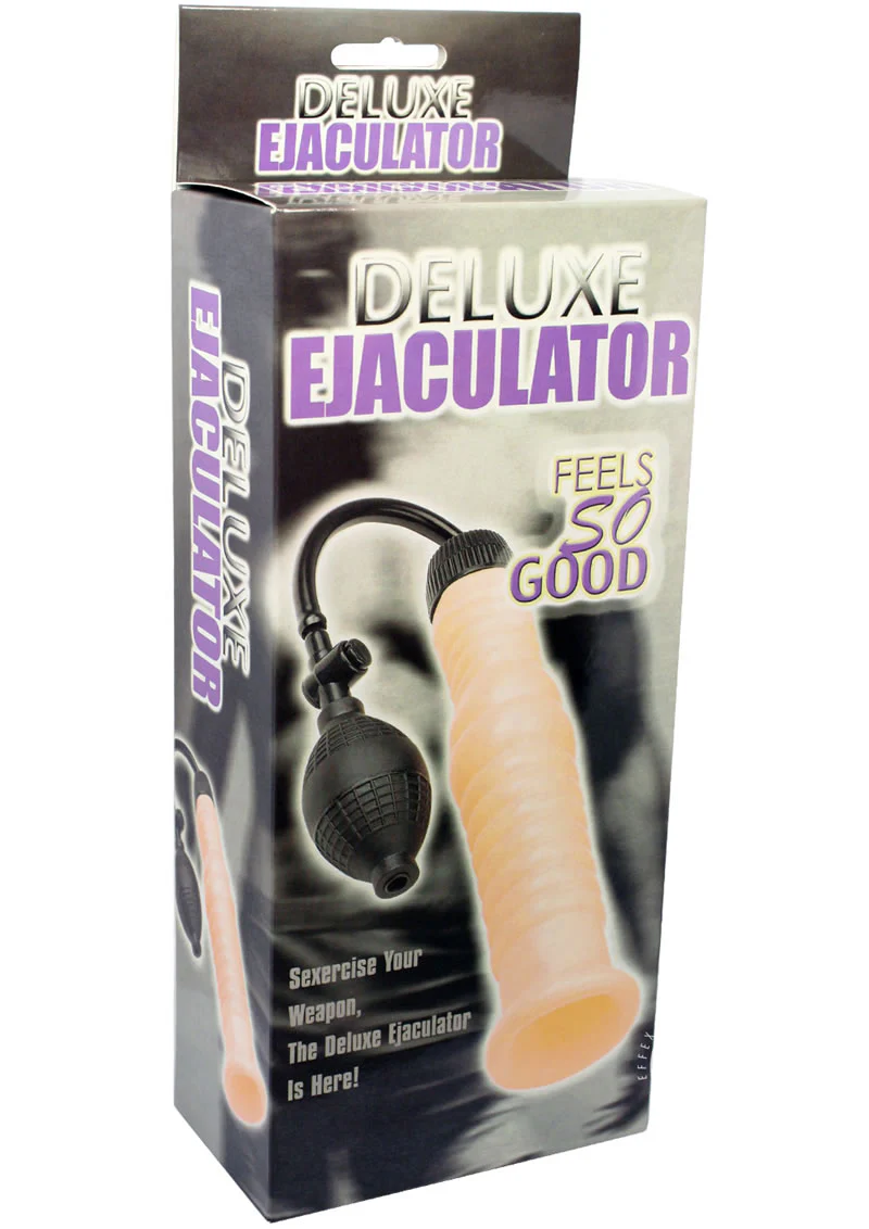 Deluxe Ejaculator Masturbator with Bulb - Image 2