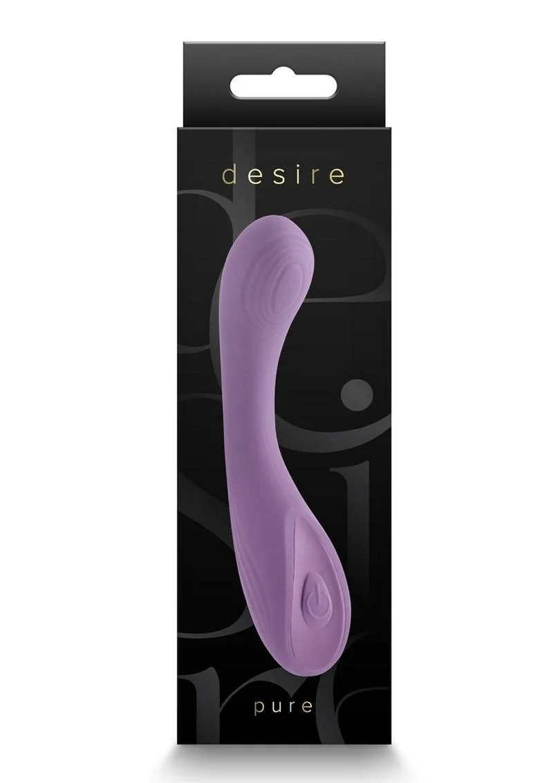 Desire Collection Pure Rechargeable Silicone Vibrator - Image 3