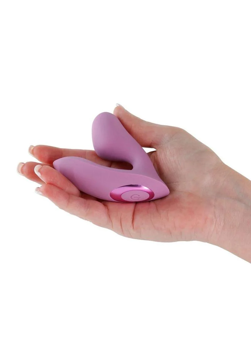 Desire Demure Rechargeable Silicone Wearable Dual Motor Vibrator with Clitoral Stimulator - Image 4