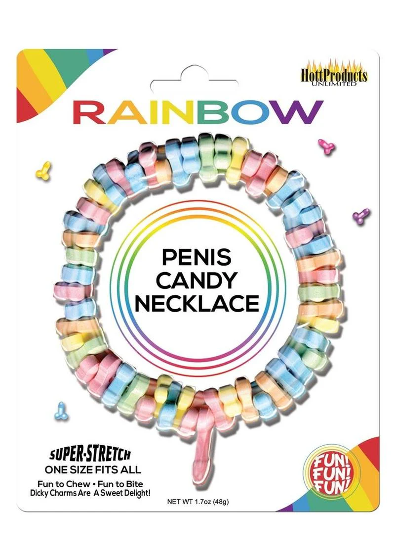 Dicky Charms Multi Flavored Penis Shaped Candy In A Super Stretch Necklace - Image 2