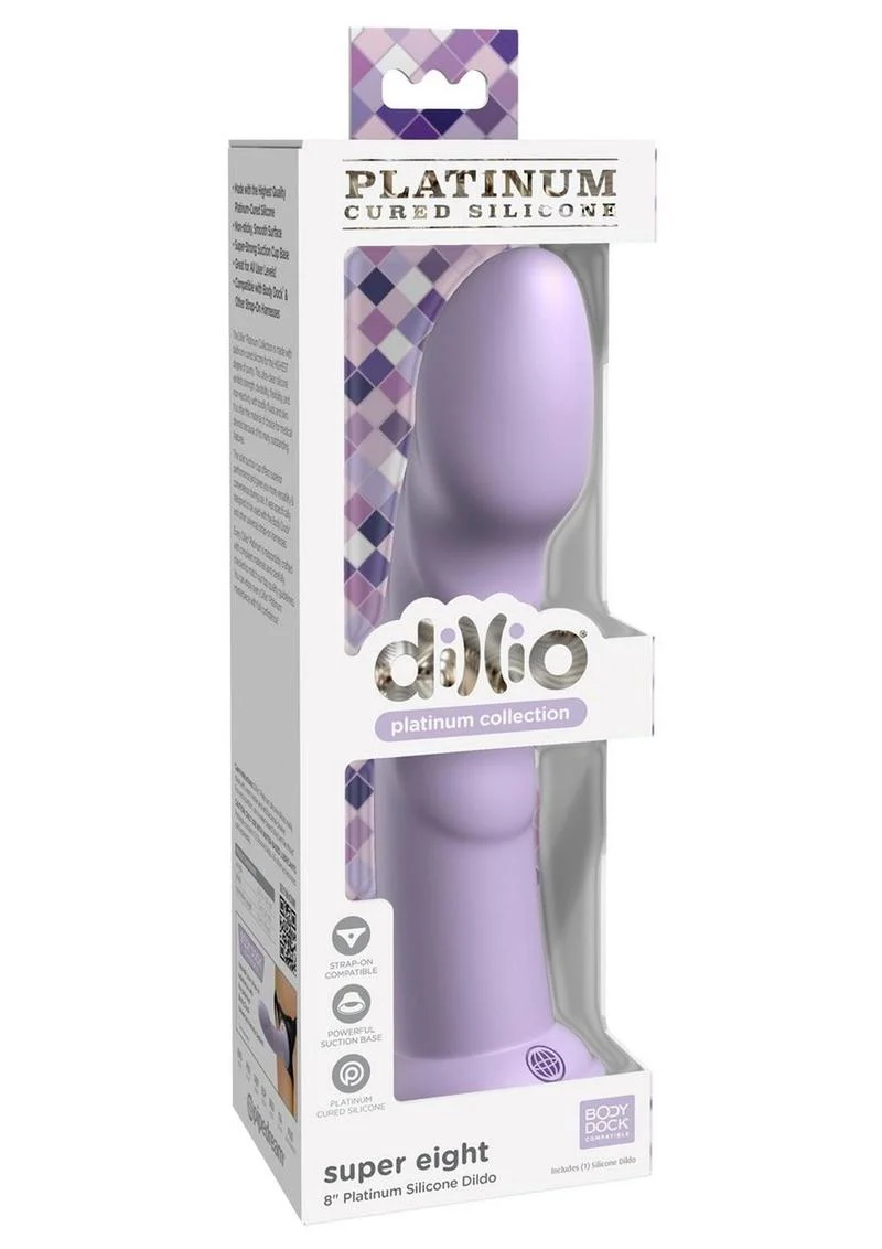 Dillio Platinum Super Eight Silicone Dildo - Image 3