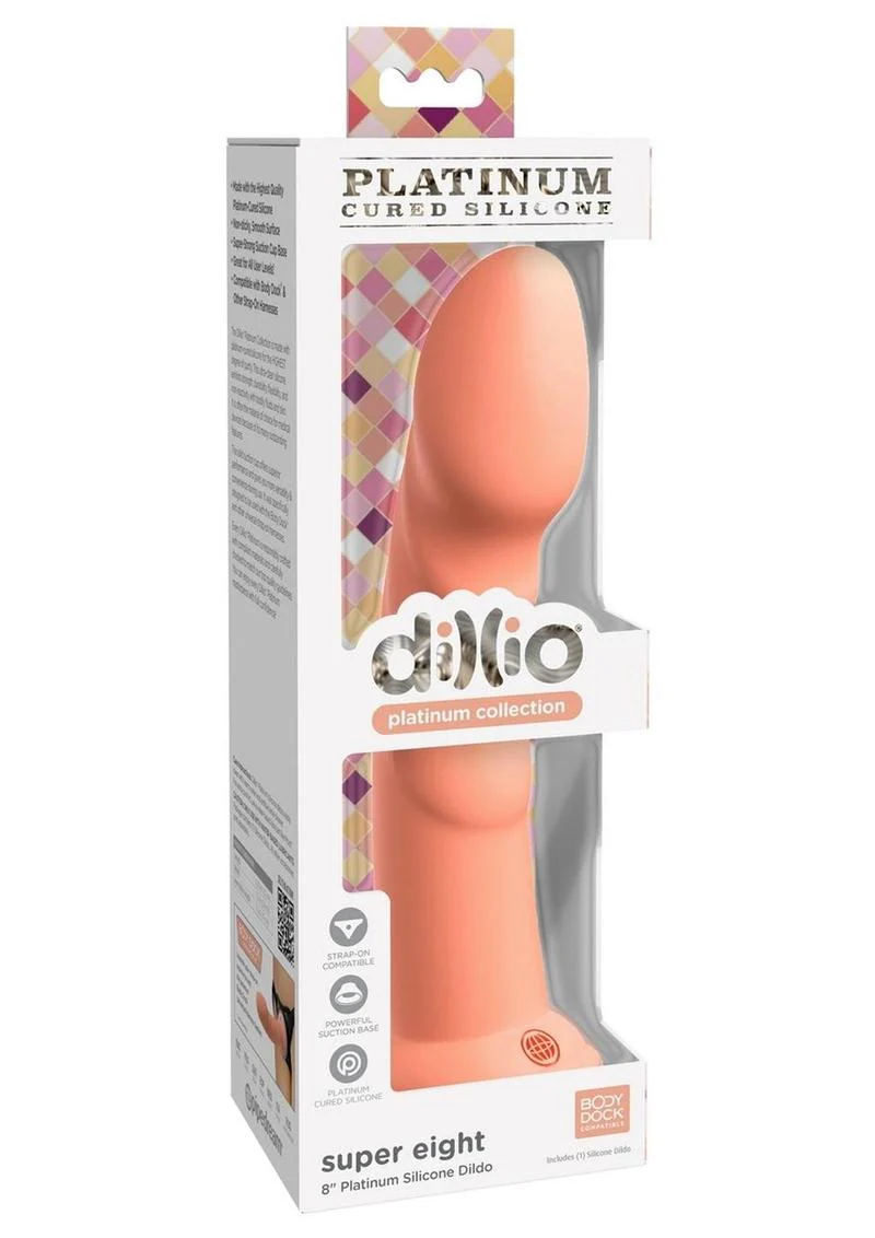 Dillio Platinum Super Eight Silicone Dildo - Image 6