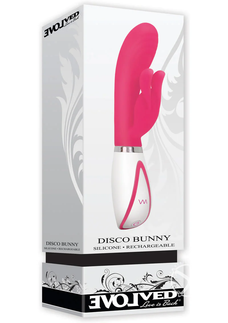 Disco Bunny Rechargeable Silicone Rabbit Vibrator with Dual Stimulation - Image 2