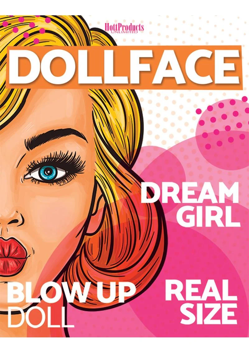 Doll Face Real Life Size Female Blow-Up Doll - Image 2