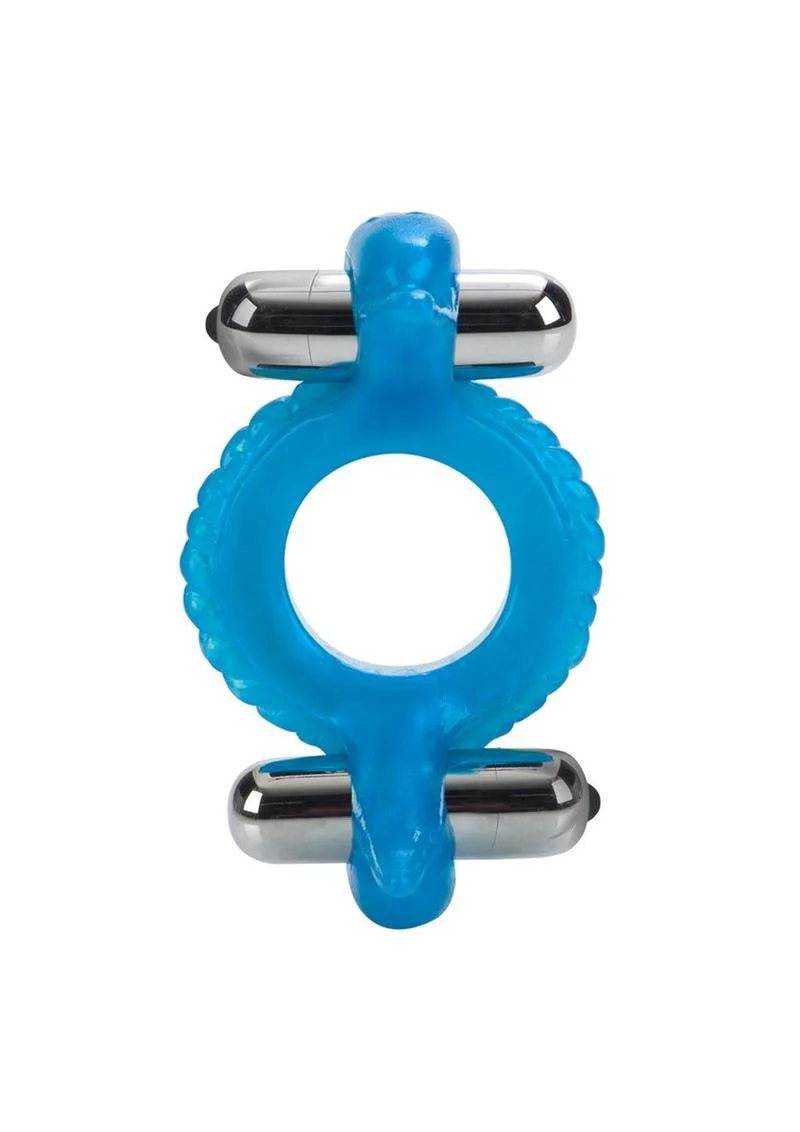Double Dolphin Vibrating Cock Ring with Clitoral Stimulation - Image 3