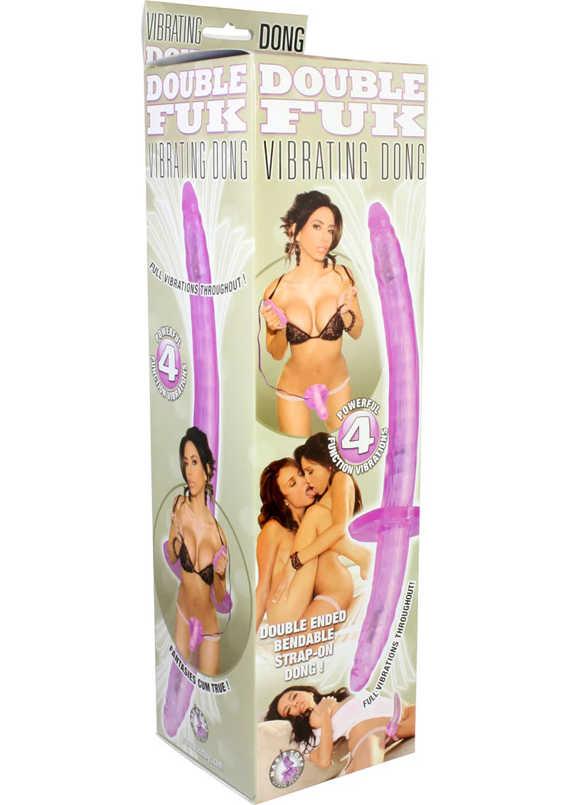 Double Fuk Vibrating Dildo Strap-On - Image 3