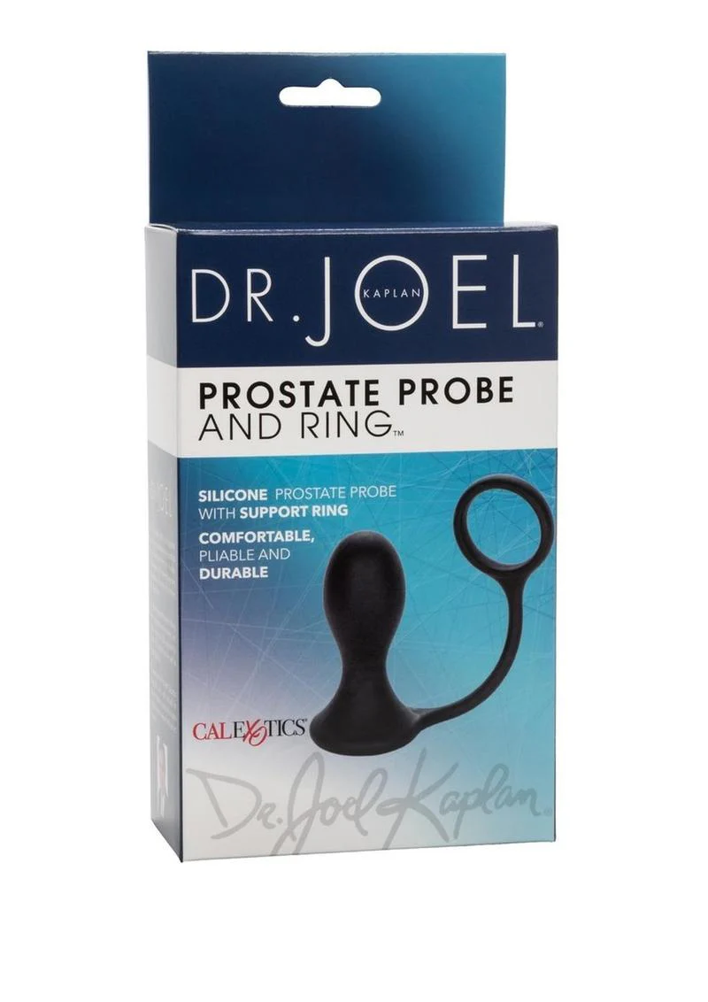 Dr. Joel Kaplan Prostate Silicone Probe Butt Plug with Cock Ring - Image 2