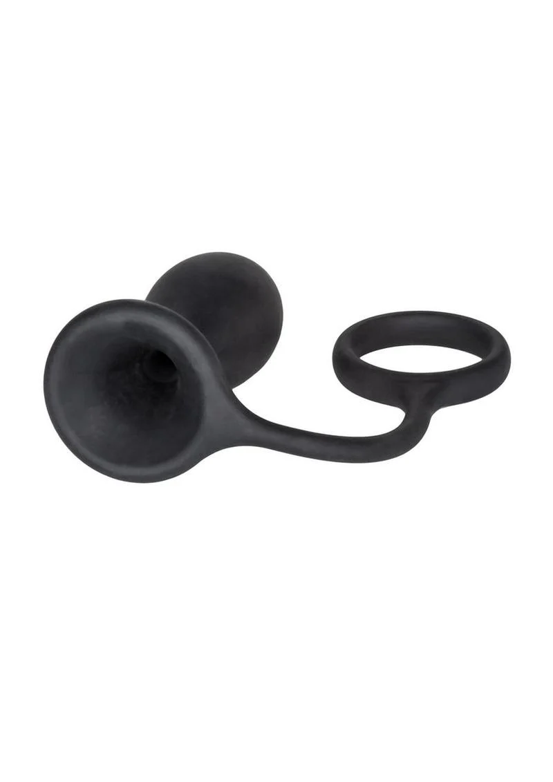 Dr. Joel Kaplan Prostate Silicone Probe Butt Plug with Cock Ring - Image 4
