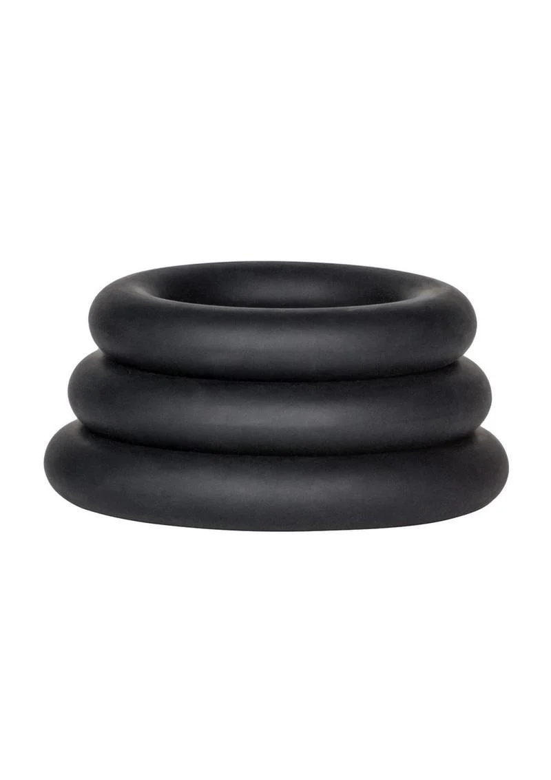 Dr. Joel Kaplan Silicone Support Rings Cock Ring - Image 4