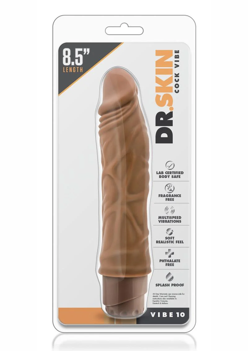 Dr. Skin Cock Vibe 10 Vibrating Dildo - Image 3