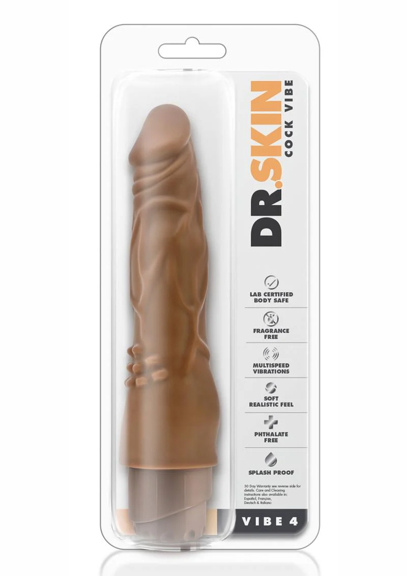 Dr. Skin Cock Vibe 4 Vibrating Dildo - Image 4