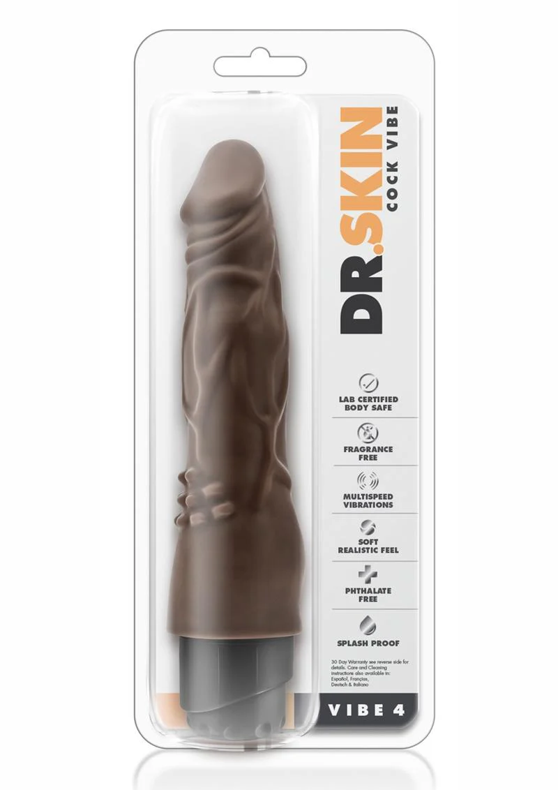 Dr. Skin Cock Vibe 4 Vibrating Dildo - Image 7