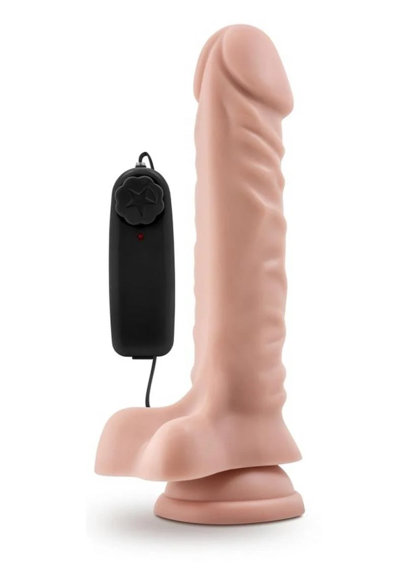 Dr. Skin Dr. James Vibrating Dildo with Balls and Remote Control - Image 3