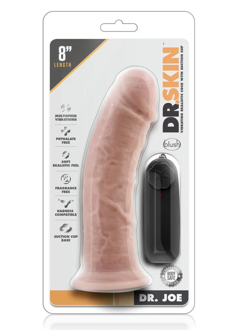 Dr. Skin Dr. Joe Vibrating Dildo with Remote Control - Image 10