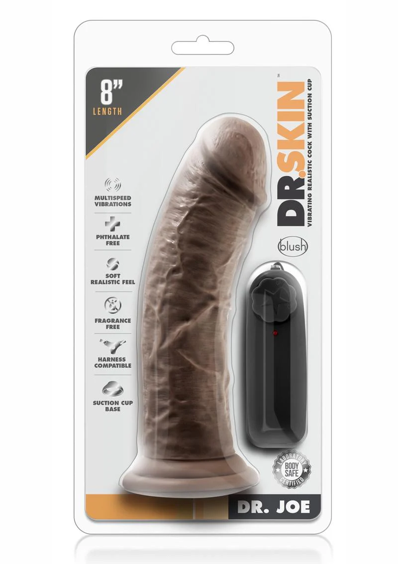 Dr. Skin Dr. Joe Vibrating Dildo with Remote Control - Image 4