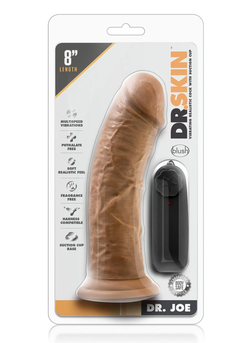 Dr. Skin Dr. Joe Vibrating Dildo with Remote Control - Image 7