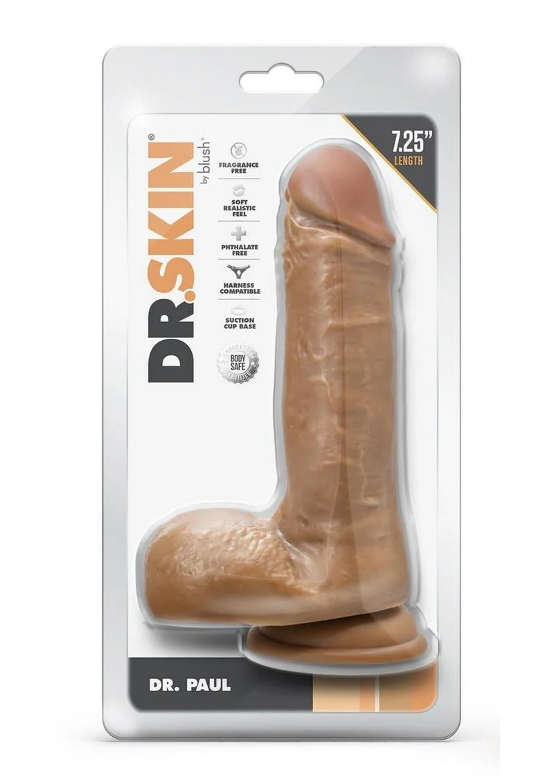 Dr. Skin Dr. Paul Dildo with Balls and Suction Cup - Image 3