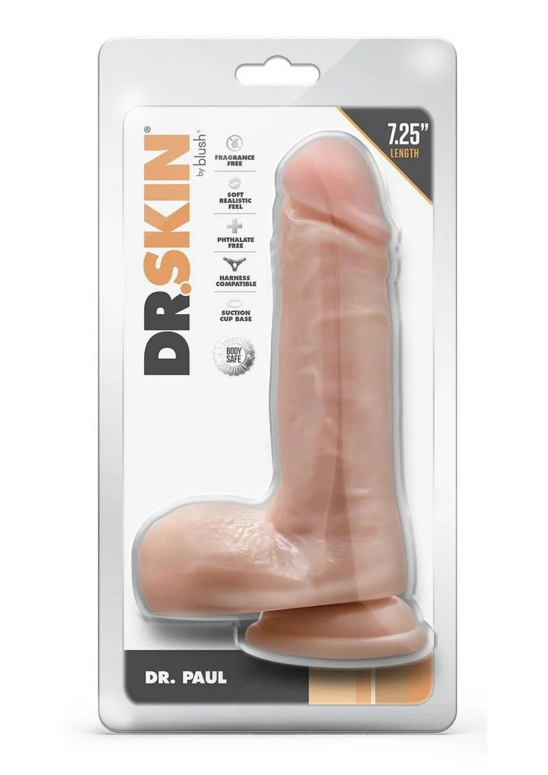 Dr. Skin Dr. Paul Dildo with Balls and Suction Cup - Image 6