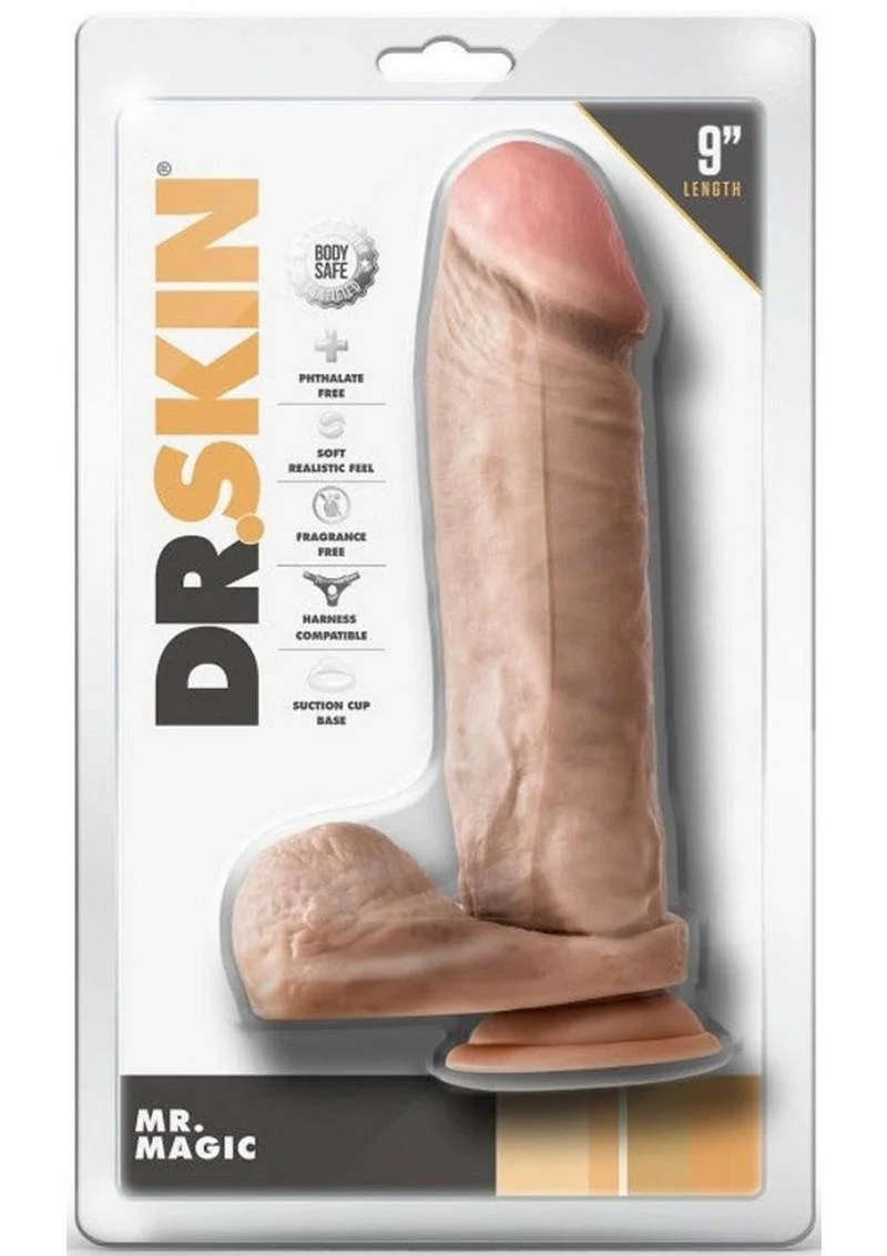 Dr. Skin Mr. Magic Dildo with Balls and Suction Cup - Image 6