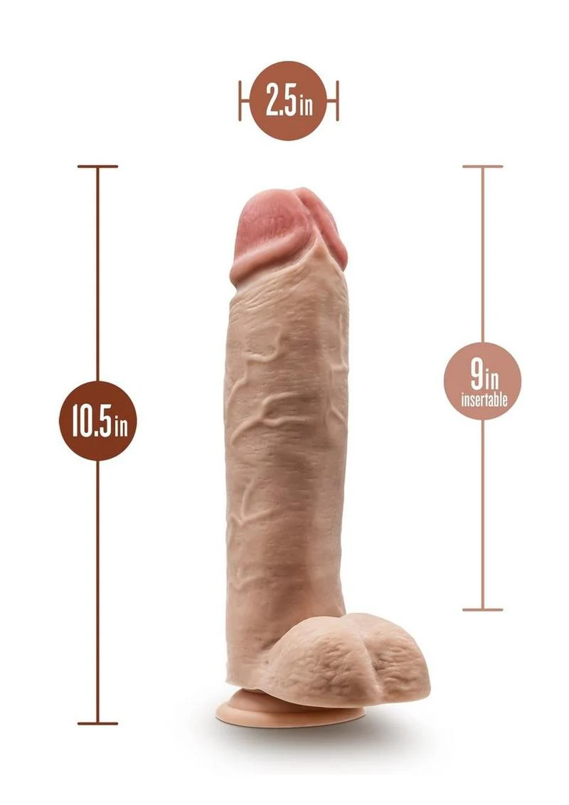 Dr. Skin Mr. Mister Dildo with Balls and Suction Cup - Image 3