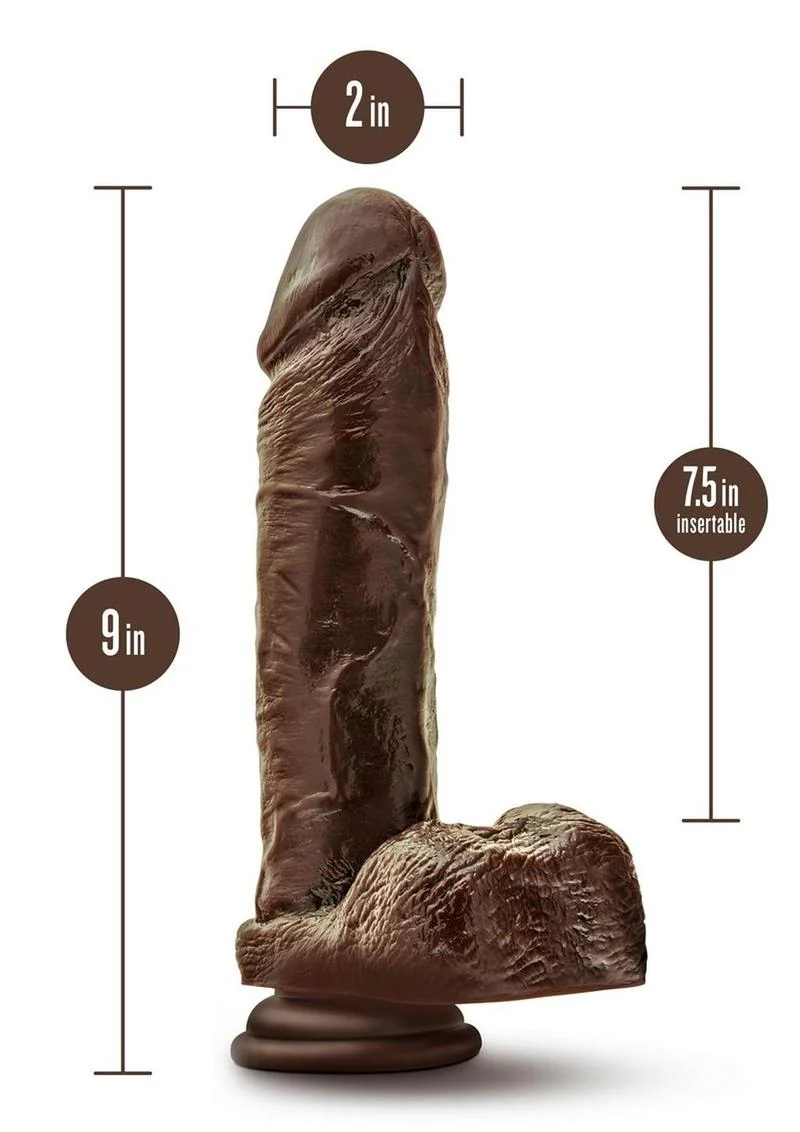 Dr. Skin Plus Thick Posable Dildo with Balls - Image 5