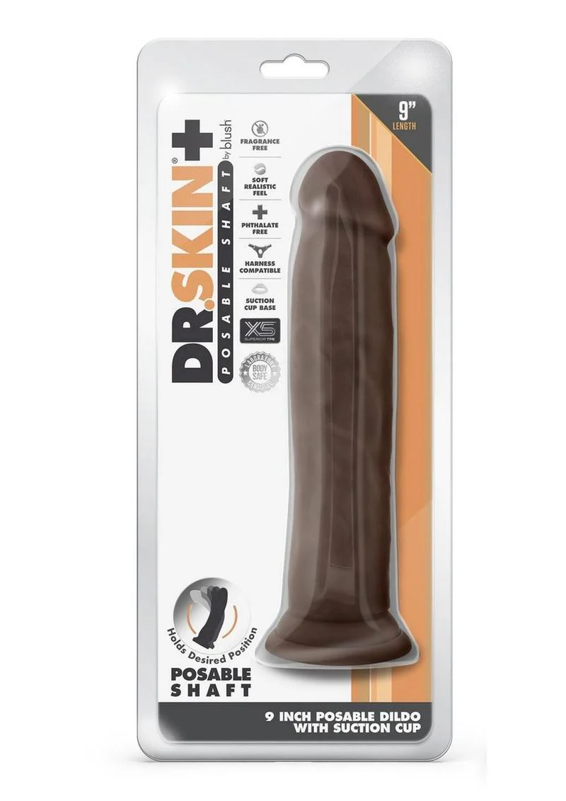 Dr. Skin Plus Thick Posable Dildo with Suction Cup - Image 11