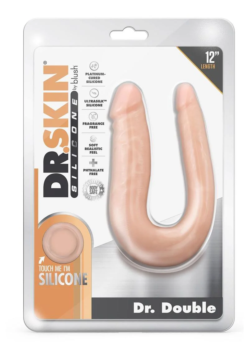 Dr. Skin Silicone Dr. Double Dildo Double Dong - Image 2