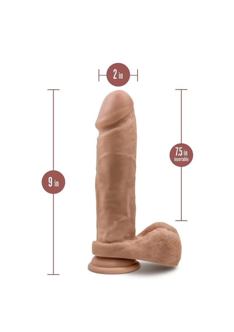 Dr. Skin Silicone Dr. Julian Dildo with Balls and Suction Cup - Image 5