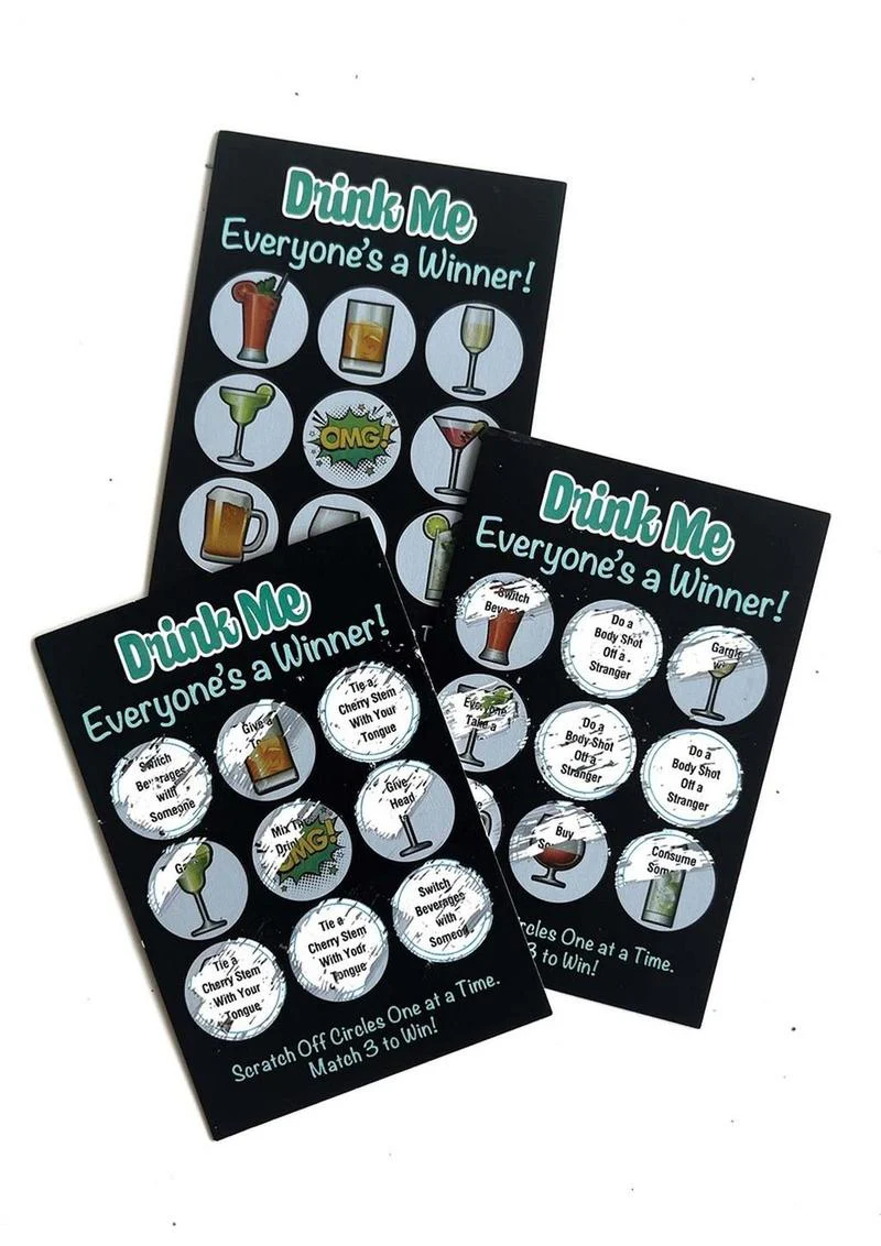Drink Me Lotto Scratch Off Tickets